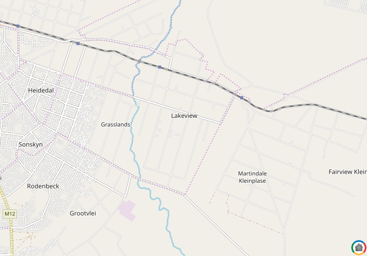 Map location of Lakeview